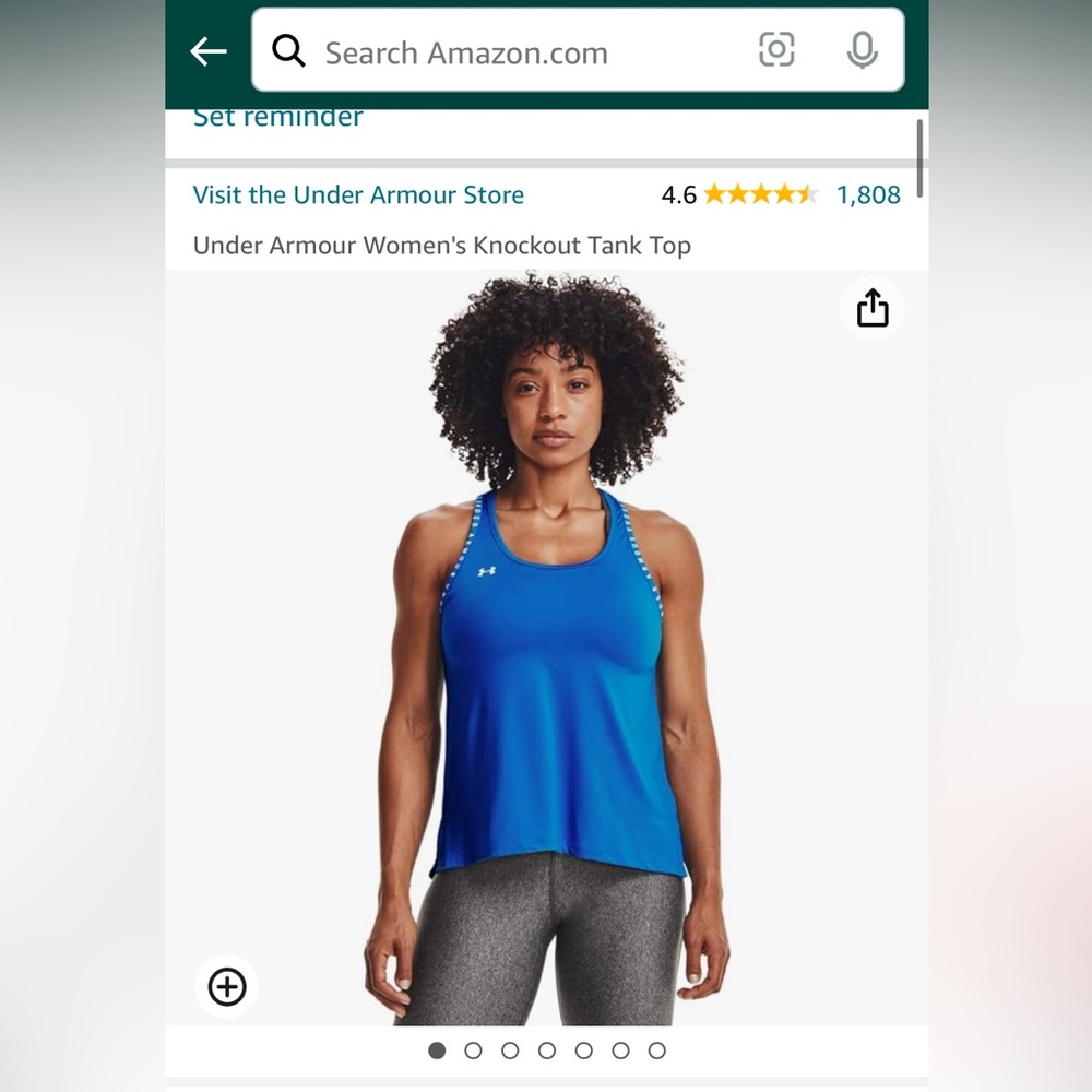 Under Armour women’s knockout tank top size XS